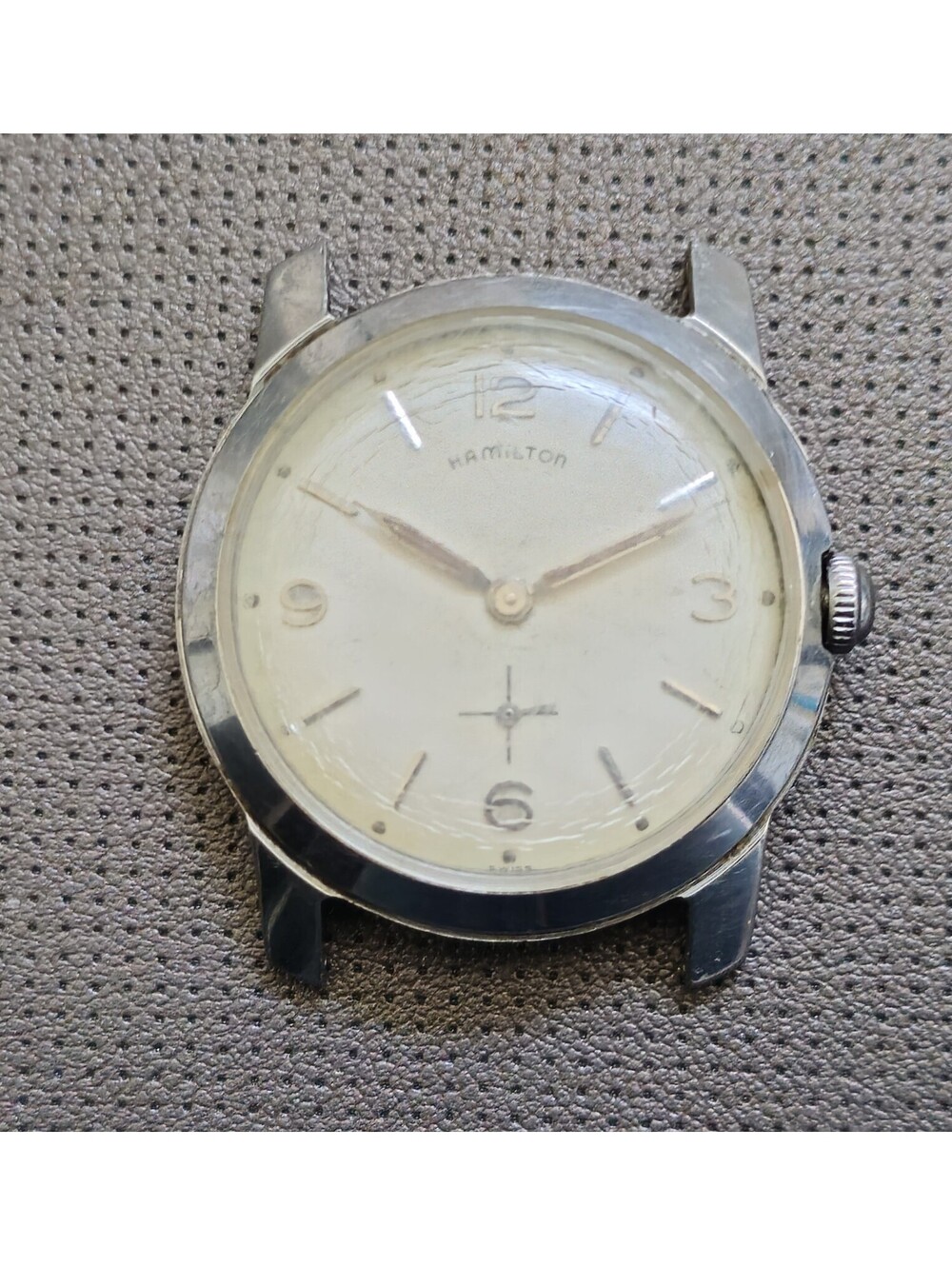 Hamilton Vintage 1956 Cabot B Stainless Steel Runs Very Well